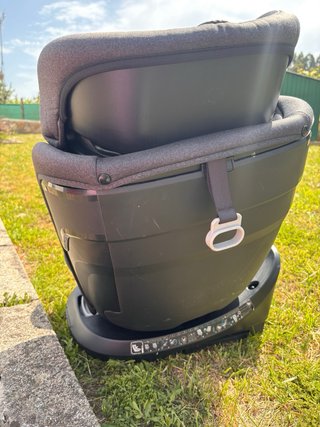 Silla coche bebé giratoria 360º Isofix negra
