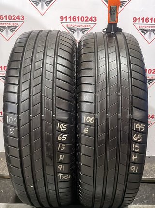 195 65 16 H BRIDGESTONE RUEDA AL 90% VIDA UTIL