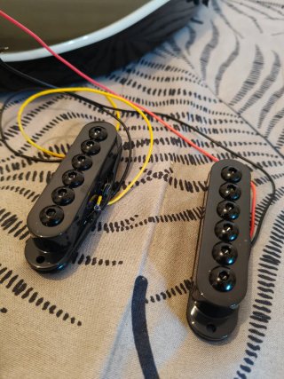 Pastillas de Guitarra Eléctrica Negras