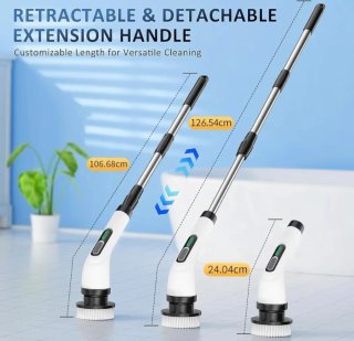 Cepillo eléctrico para limpieza del hogar.