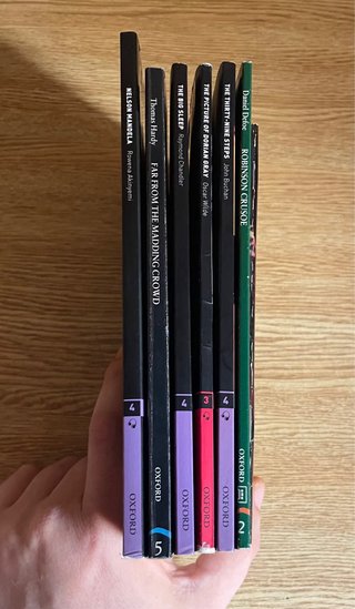Lote 7 libros inglés Oxford y Collins / 2€ el lote