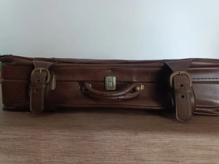 Valigie vintage in pelle