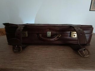 Valigie vintage in pelle