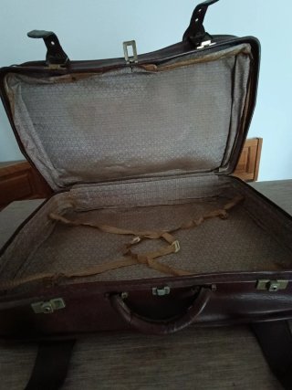 Valigie vintage in pelle