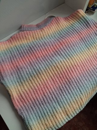 Jersey punto arcoíris multicolor