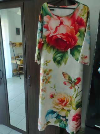 Vestido floral mujer
