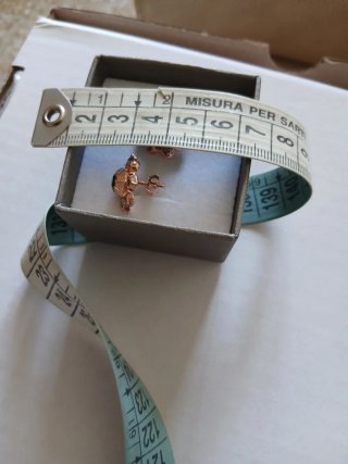 Orecchini argento e oro 9kt diamanti e spinelli ve