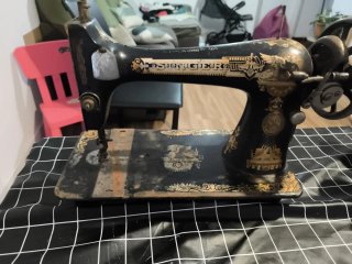 Maquina de coser para adorno o repuesto