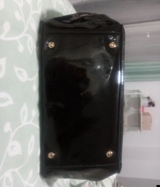 Bolso leopardo negro y marrón