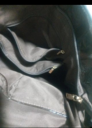 Bolso leopardo negro y marrón