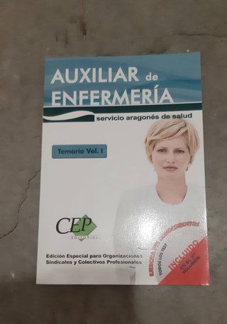 Libro Volumen 1 Auxiliar de Enfermería ARAGÓN