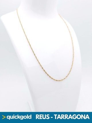 035-917 CADENA ORO 18K SINGAPUR 39.7CM