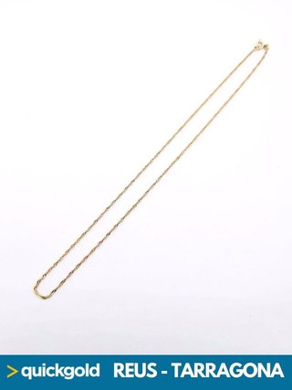 035-917 CADENA ORO 18K SINGAPUR 39.7CM