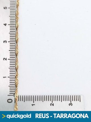035-917 CADENA ORO 18K SINGAPUR 39.7CM