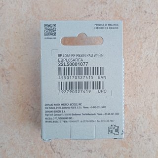 Pastilhas de travão de disco Shimano BP-L05A-RF