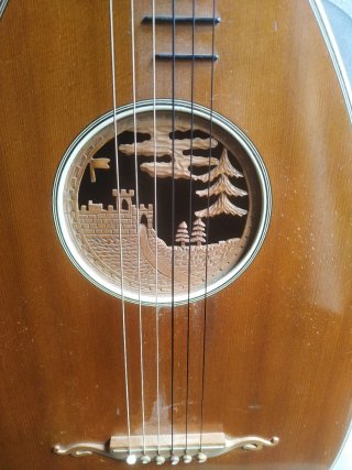 Guitarra Laúd Antigua Alemana