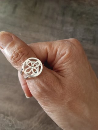 Anillo Plata de Ley 925 Sigilo Abundancia