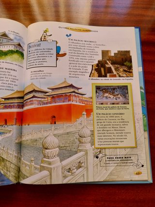 Lugares Célebres - Disney, livro didático juvenil