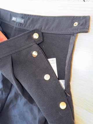 Pantalón corto Zara negro mujer