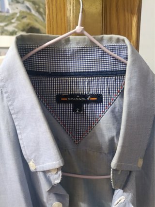 Camisa Spagnolo Azul Talla S