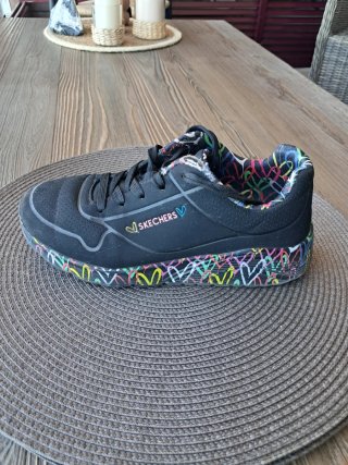 Zapatillas Skechers Negras Multicolor