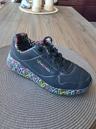 Zapatillas Skechers Negras Multicolor