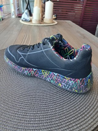 Zapatillas Skechers Negras Multicolor