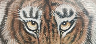 PINTURA ORIENTAL CHINA TIGRE SOBRE SEDA