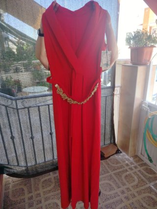 Vestido de fiesta rojo talla 42