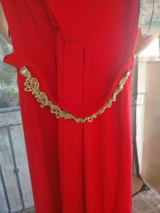 Vestido de fiesta rojo talla 42
