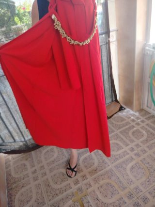 Vestido de fiesta rojo talla 42
