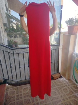 Vestido de fiesta rojo talla 42