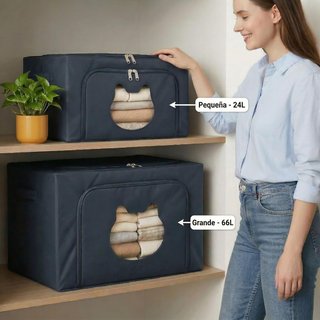Pack 2 Cajas Almacenaje 24L MODELO PEQUEÑO NUEVAS