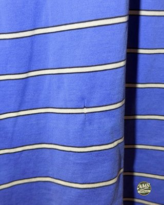 Polo Ralph Lauren Rayas azul talle M