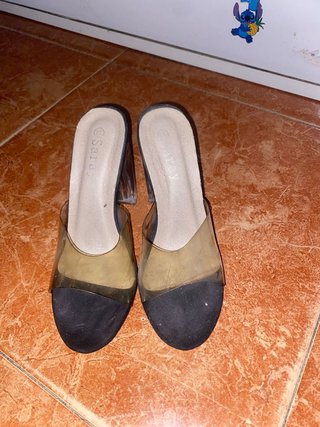 Zapatos de tacón Sarai transparentes