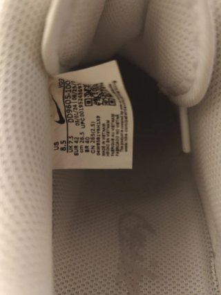 Nike Air Force 1 Luxe Talla 42 Blancas
