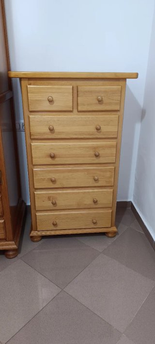 Dormitorio completo madera provenzal