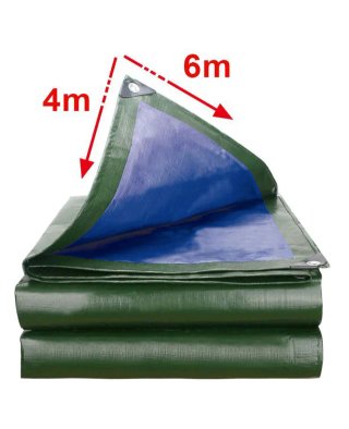 Lote 2 Lonas Verdes y Azules 4x6m