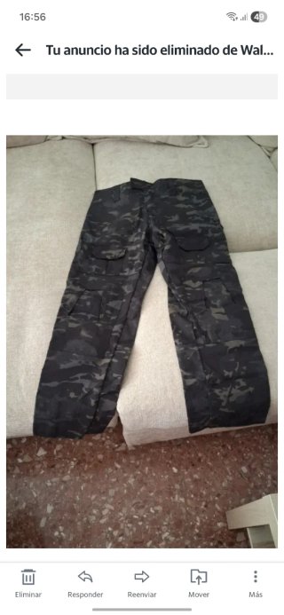 Pantalones camuflaje tácticos