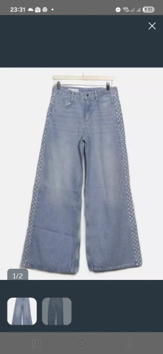 Pantalones Zara Anchos Talla 38