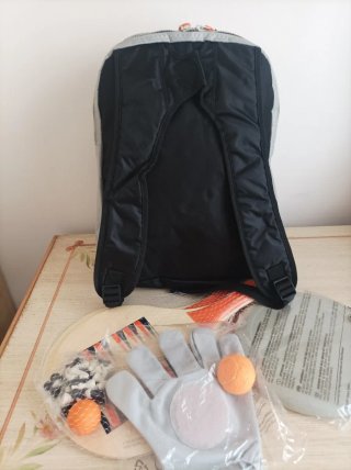 Zaino picnic/spiaggia con giochi nuovo