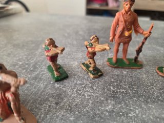 Colección Figuras Indios Americanos Exin West 1980