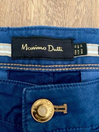 Pantalón Massimo Dutti Azul