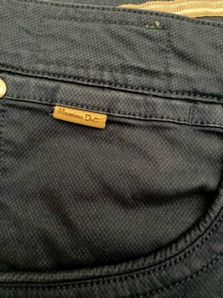 Pantalón Massimo Dutti Azul