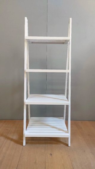 Estantería Escalera Blanca Madera