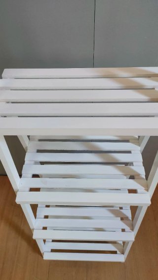 Estantería Escalera Blanca Madera