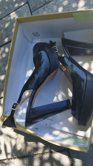 Zapatos de tacón negros