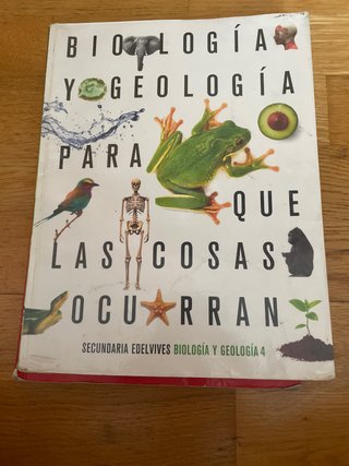 Biología y geología 4, Secundaria Edelvives