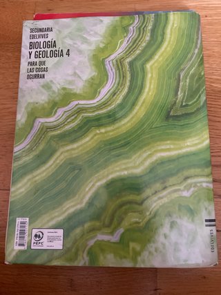 Biología y geología 4, Secundaria Edelvives