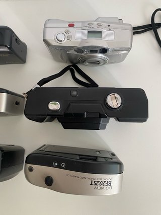 Lote 6 cámaras analógicas 35mm compactas